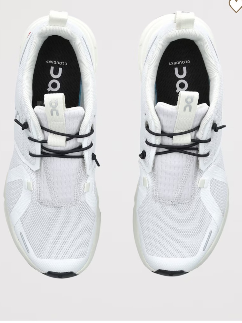 On Running Cloud Sky White/ Ivory Athletic Unisex Youth Shoes Y5.5 gently used